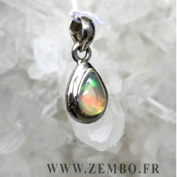 pendentif opale ethiopie cabochon